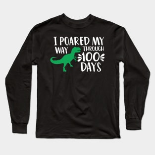 Boy 100 Days of School Long Sleeve T-Shirt